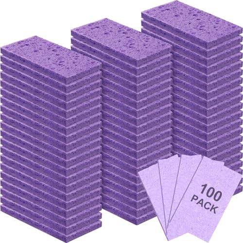 Zhengmy 100 Pcs Sponges Bulk Sponges Kitchen Compressed Sponge by Zhengmy