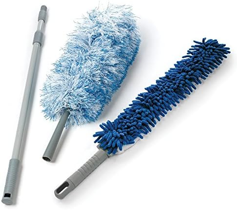 O-Cedar Dual-Action Microfiber Duster Set w/Telescopic Handle | Long, by Unknown