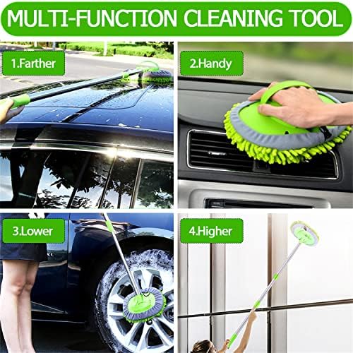 WillingHeart 47.5" Car Wash Brush Mop Cleaning Tool - Image 2