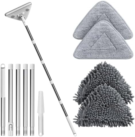 Wall Cleaner Mop with Long Handle, 75-Inch Wall Duster and Baseboard Cleaner by Unknown