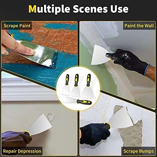 Putty Knife, Stainless Steel Paint Scraper, Taping Knife Tool - Image 6