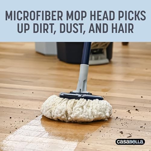 Casabella Clean Water Microfiber Spin Mop - Image 4
