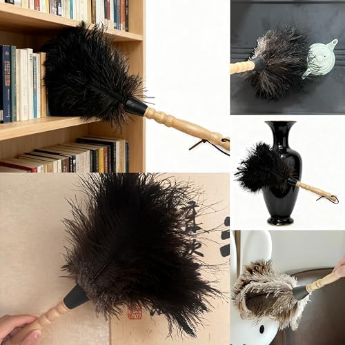 Premium Ostrich Feather Duster – Non-Scratch Cleaning Tool - Image 2