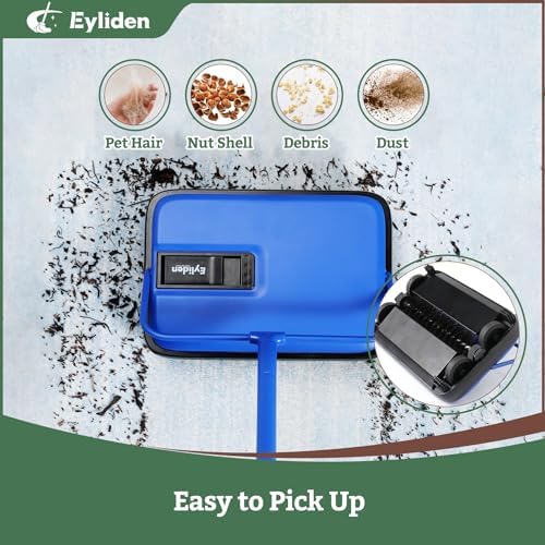 Eyliden Carpet Sweeper, Mini Size, Manual Sweeping - Image 4