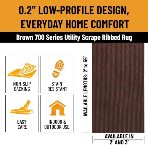 Ottomanson 3x26 Hallway Runner Rug – Non-Slip Indoor Outdoor Door Mat - Image 2
