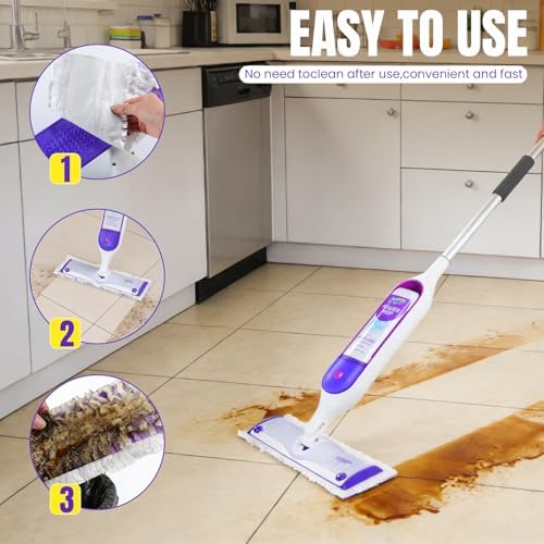 60 Pcs Power Mop Pads for Swiffer PowerMop 500+ Strips Multi-Surface Refill Pad - Image 5