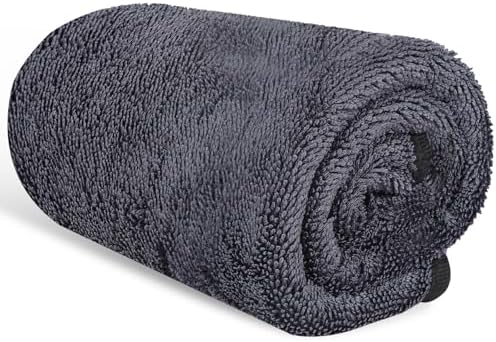 Professional Large Microfiber Car Drying Towels 2 Pack by INFICRIME