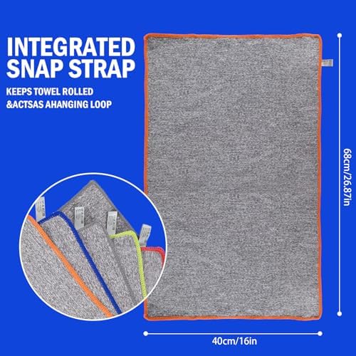 Microfiber Quick Dry Gym Towel, Lint Free Odor-Free Absorbent Fiber, Fast Drying - Image 5