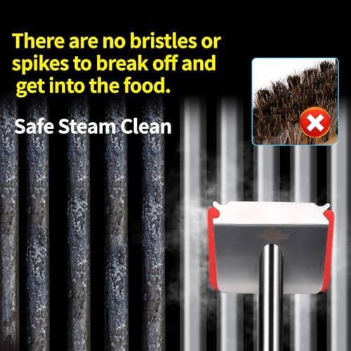 XUDAKAIXIN Grill Brush Bristle Free, BBQ Replaceable Scraper Cleaning Head - Image 5