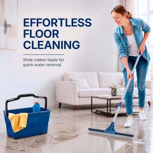 DSV Standard Floor Squeegee for Concrete Floor, 17.5" Large Floor Squeegee - Image 4
