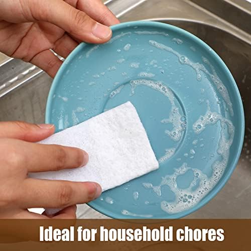 Hoolerry White Scrub Pads Non Scratch Multi Surface, 6 X 9 Inch - Image 6