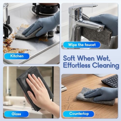 10Pcs Genie Cloth Magic Cloth, Thickened Magic Cleaning Cloth, Lint Free - Image 6