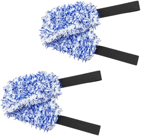 2PCS Microfiber Wheel Barrel Cleaning Brush, Highly Absorbent by Unknown