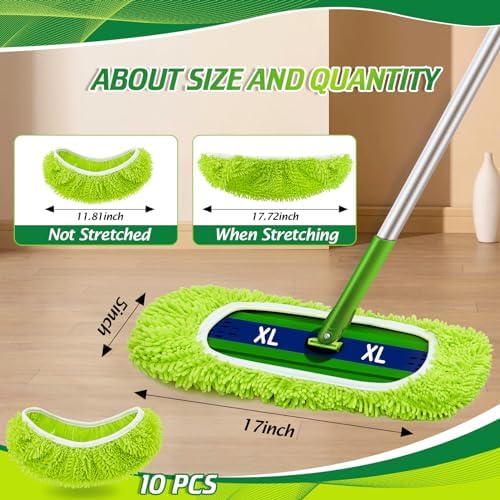 Toulite 10 Reusable Mop Refill Pads Replacement Compatible - Image 2
