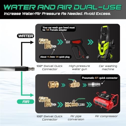 47" & 24" Radiator Cleaning Wand 2-Piece SS, - Image 5