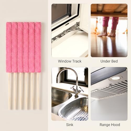 12Pcs Microfiber Detail Duster Sticks, Fan Blade Cleaner Crevice Cleaning Tool - Image 7