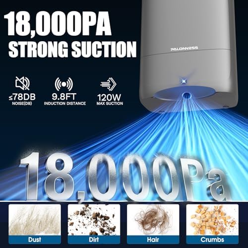 Pro Touchless Vacuum Automatic Dustpan, 6L electric dustpan - Image 3