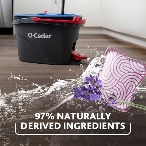 O-Cedar EasyWring RinseClean Microfiber Spin Mop & Bucket Floor Cleaning System - Image 4