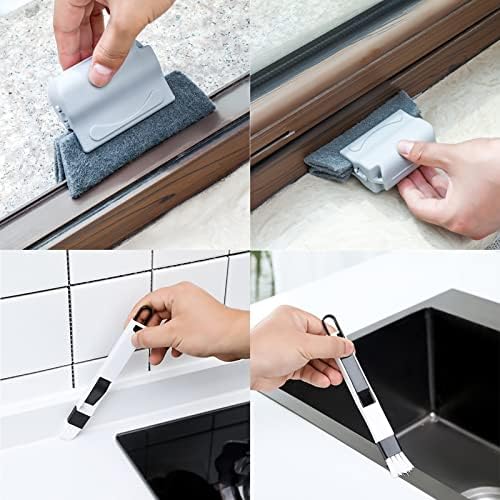 Magic Window Track Cleaner, Window Groove Cleaning Brush Tools Set - Image 6
