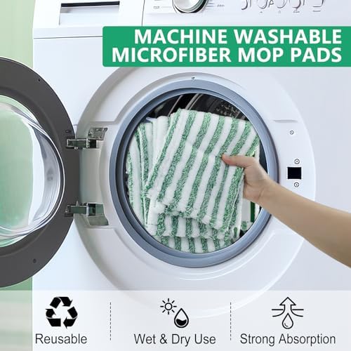 6 Pack Mop Head Replacement for Libman Wet & Dry Microfiber Mop - Image 5