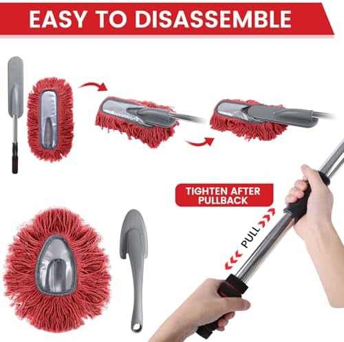 IPELY 2 Pack Large Car Duster Exterior Scratch Free - Image 6