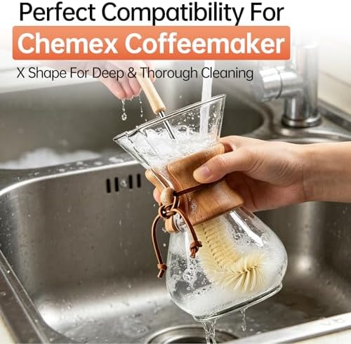 Cleaning Brush Compatible with Chemex Coffeemakers - Image 2