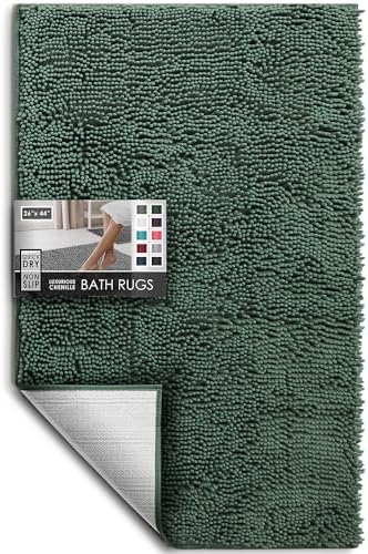 Hearth & Harbor Bathroom Rugs, Chenille Bath Mat - Image 3