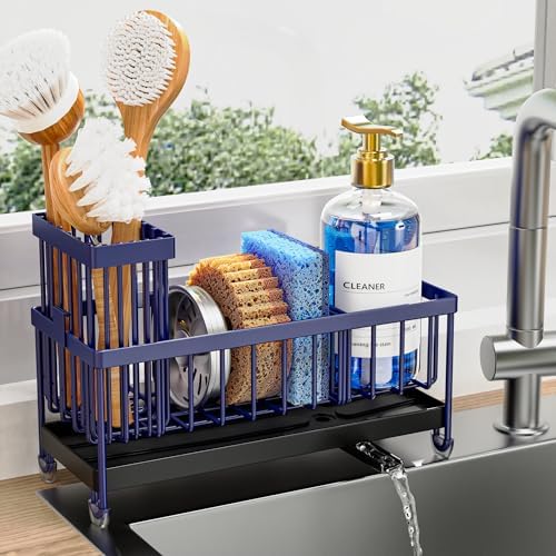 Cisily Sponge Holder for Kitchen Sink, Sink Caddy Organizer by CISILYHOMELIFE