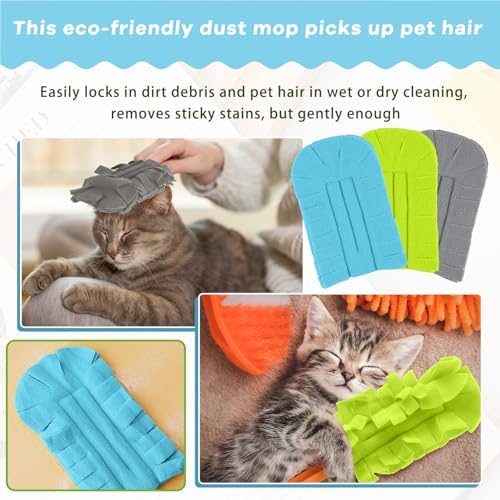 3 Pcs Reusable Duster Refills Washable Pads - Image 3