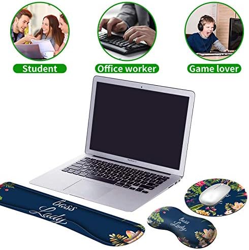 Ergonomic Keyboard Wrist Rests Gel Memory Foam Mouse Pad - Image 5