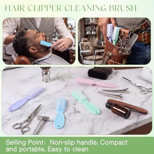 Patelai 12 Pcs Barber Clipper Brush Blade Trimmer Cleaning Brush - Image 6