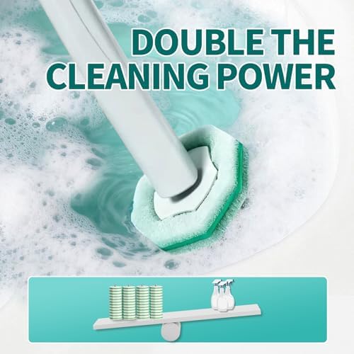 Disposable Toilet Brush, Toilet Bowl Cleaning System - Image 3