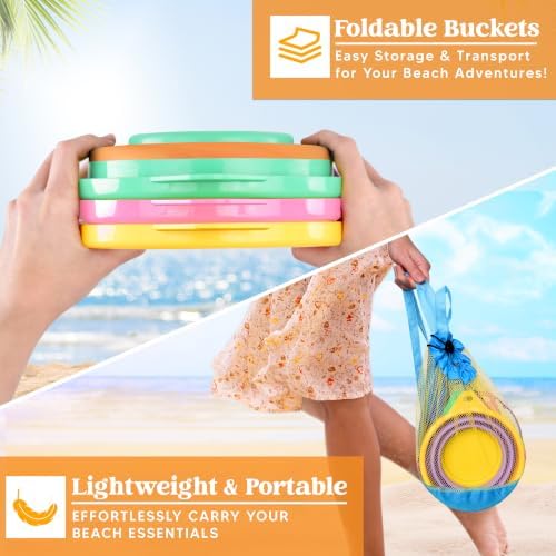 JOYIN 3 Packs Foldable Pail Bucket - Image 4