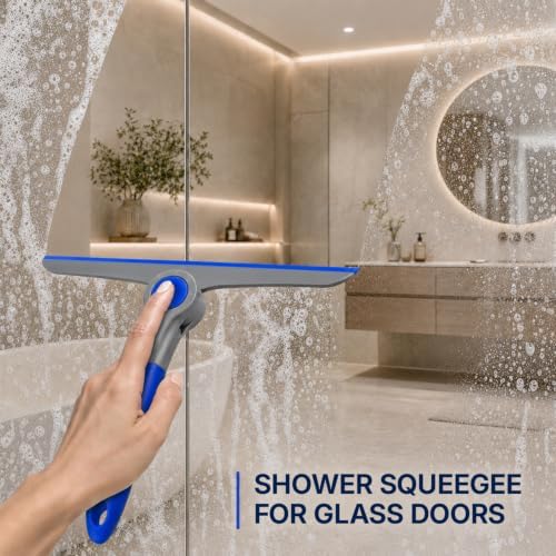 DSV Standard 10" Heavy Duty Blue, Handheld Squeegee - Image 5