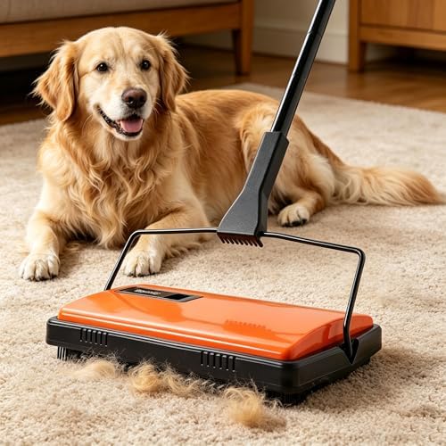 CLEANHOME Manual Carpet Sweeper - Image 2