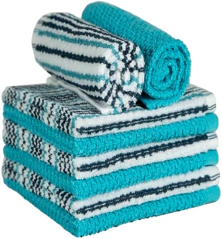 Bumble Dish Cloths 8-Pack, 100% Cotton Kitchen Towels - Image 4