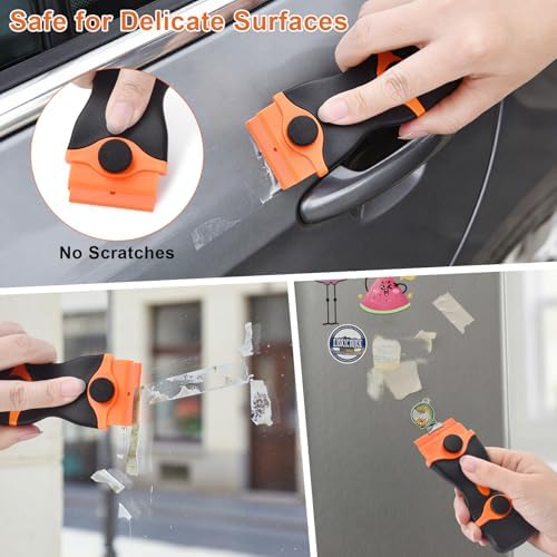 2 Pack Razor Blade Scraper Tool, 2-in-1 Razor Scraper - Image 3