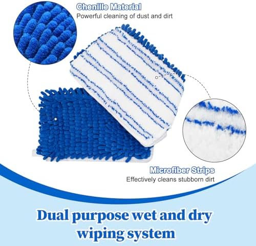 3 Pack Mop Heads Replacements for Ocedar Dual-Action Flip Mop, Spin Mop Replace - Image 3