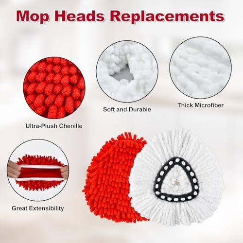 Mop Heads Replacements for Ocedar, Mop Replace Head for o Cedar Easywring 1 Tank - Image 3