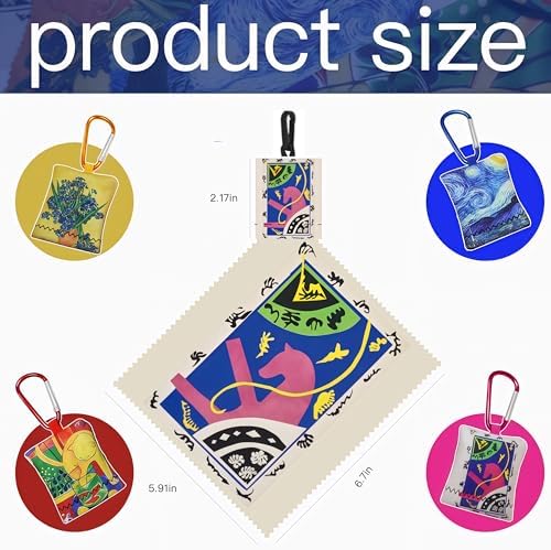 4 Pack Microfiber Glasses Cleaning Cloth, Lint Scratch Resistant Lens Cloth - Image 2