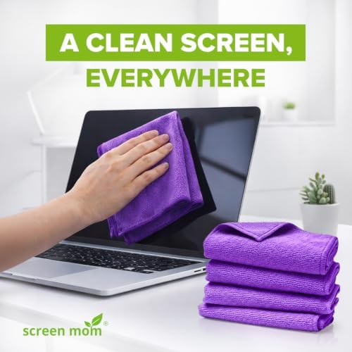 Screen Cleaner 4-Pack Microfiber Cloths - Image 2