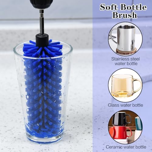1 Pack Drill Brush for Car Wheel and Bottle - Image 4
