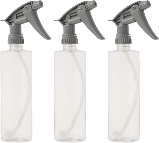 Chemical Guys Heavy Duty Bottle Sprayer - Chemical Resistant Trigger for Car Detailing, Adjustable Mist to Stream, High Output, for Cleaners, Sprays, Degreasers (Acc_121.16HD3) - 16 Oz, 3 Pack