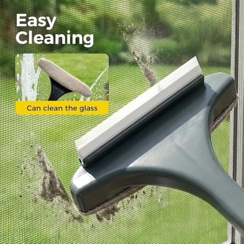 2 in 1 Window Screen Cleaning Brush, Mesh Window Screen Cleaner Tool - Image 7