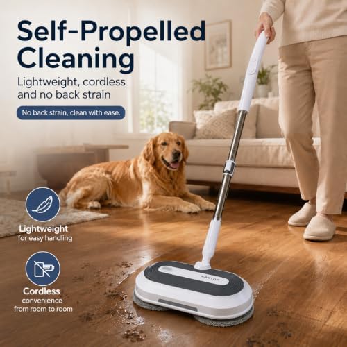 Cordless Electric Spin Mop - Image 2
