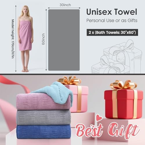 JML Microfiber Bath Towels, 2 Pack - Image 6