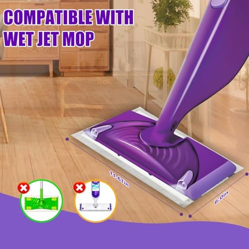 80 Pack Disposable Mop Pads Refills Compatible - Image 2