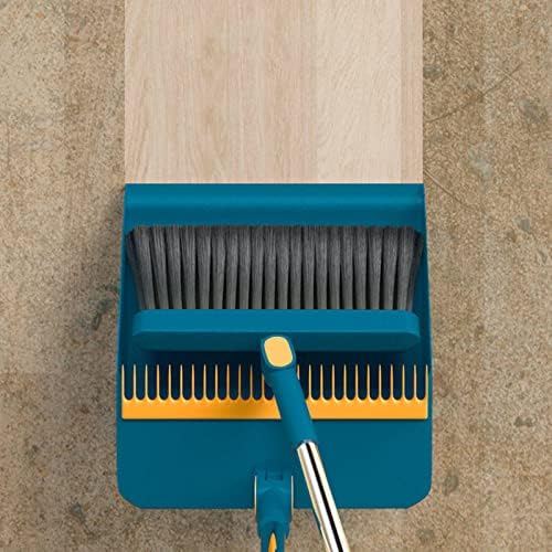 Broom and Dustpan Set for Home Folding Cleaning Tools Upright Stand Up Broom - Image 2