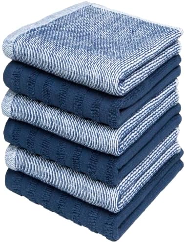 Bumble Premium Dish Cloths 13"x13" | 100% Natural Ring Spun Cotton | 400 GSM | by BumbleTowels