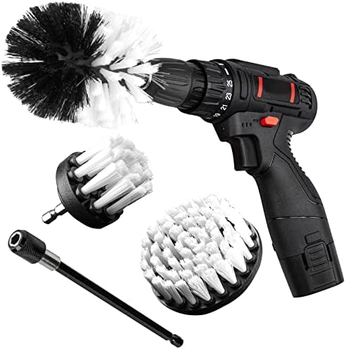Drill Brush Attachment Kit, 3-Piece Cleaning Set by OYGLYGDrillBrushAttachmentSet%EF%BC%8CElectricMulti-PurposeScrubber